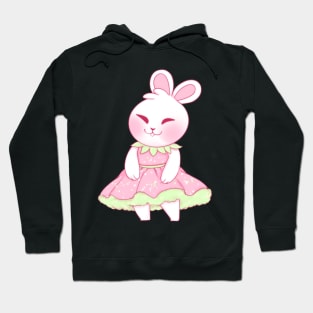 Strawberry dress bunny Hoodie